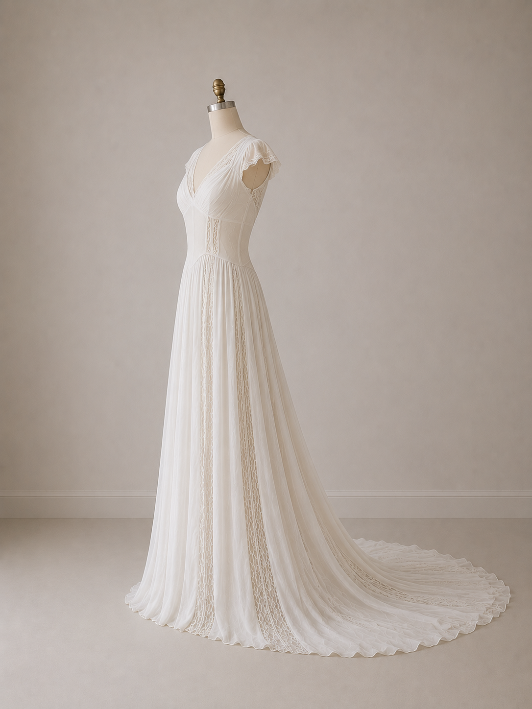 30s Net Tulle Dress Made To Order