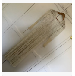 30s beige lace wedding dress with chiffon inserts at skirt and sleeves midi length no train to mend