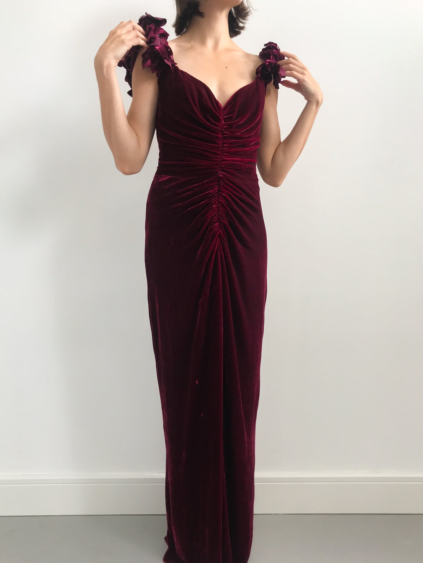 Vintage Silk Velvet Bellville Sassoon Dress