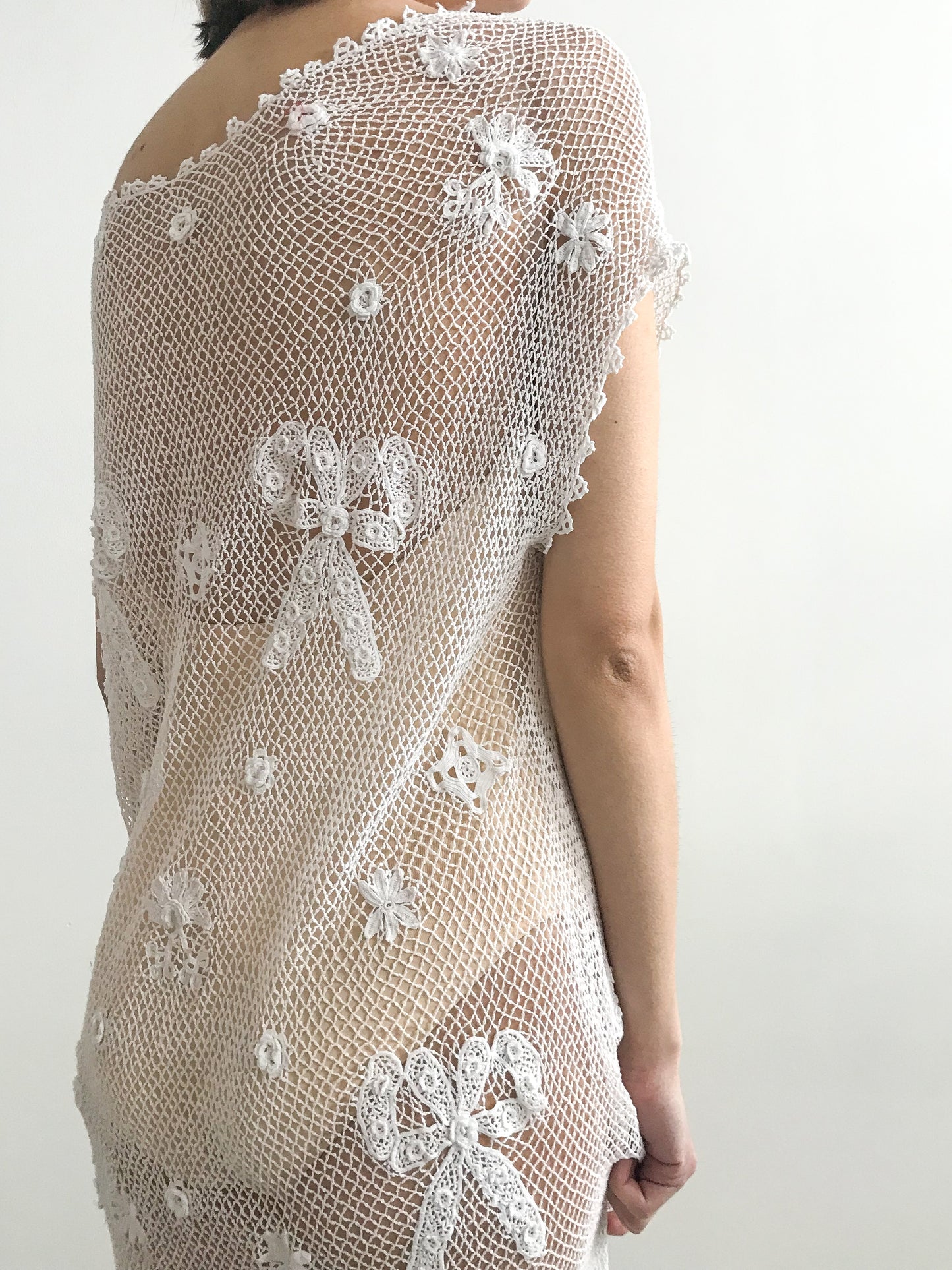 Edwardian Irish Lace Wedding Dress