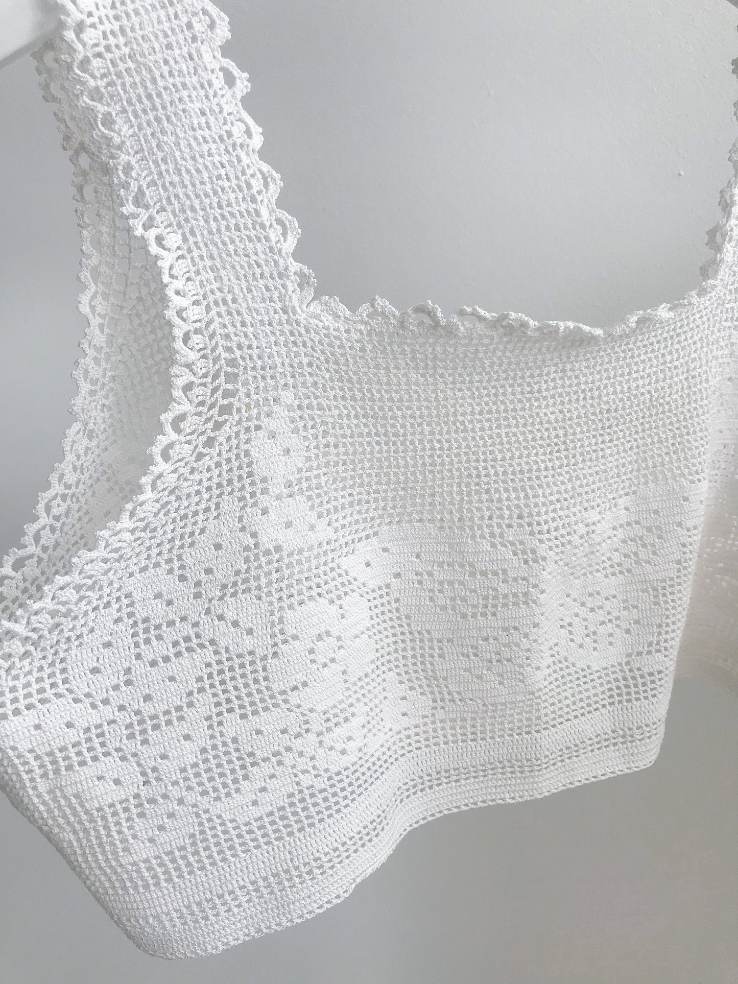 Antique Butterfly Crochet Lace Bralet