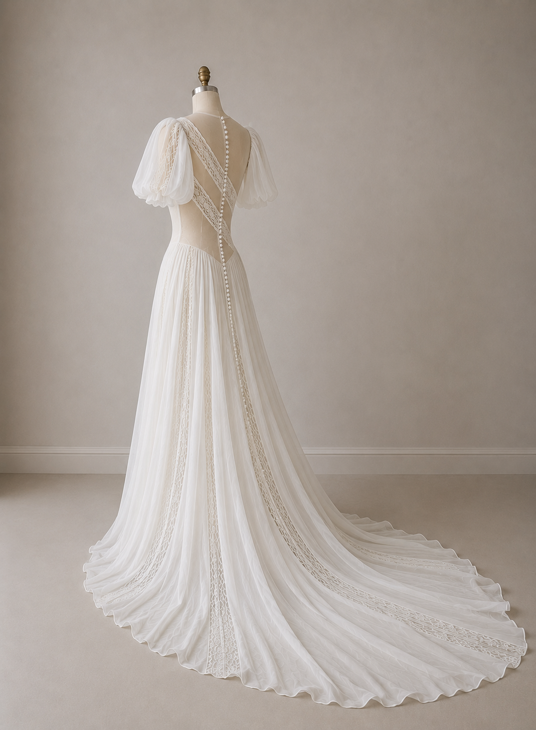 30s Net Tulle Dress Made To Order