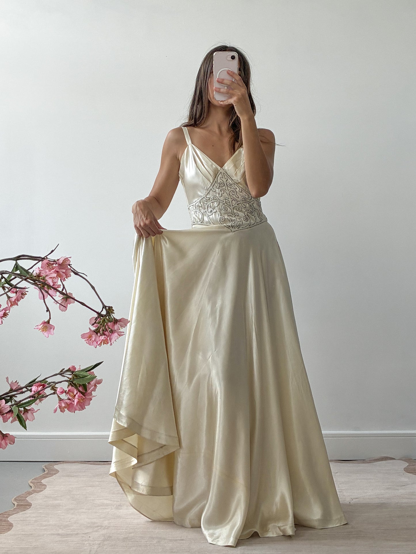 40s Satin Slip Gown