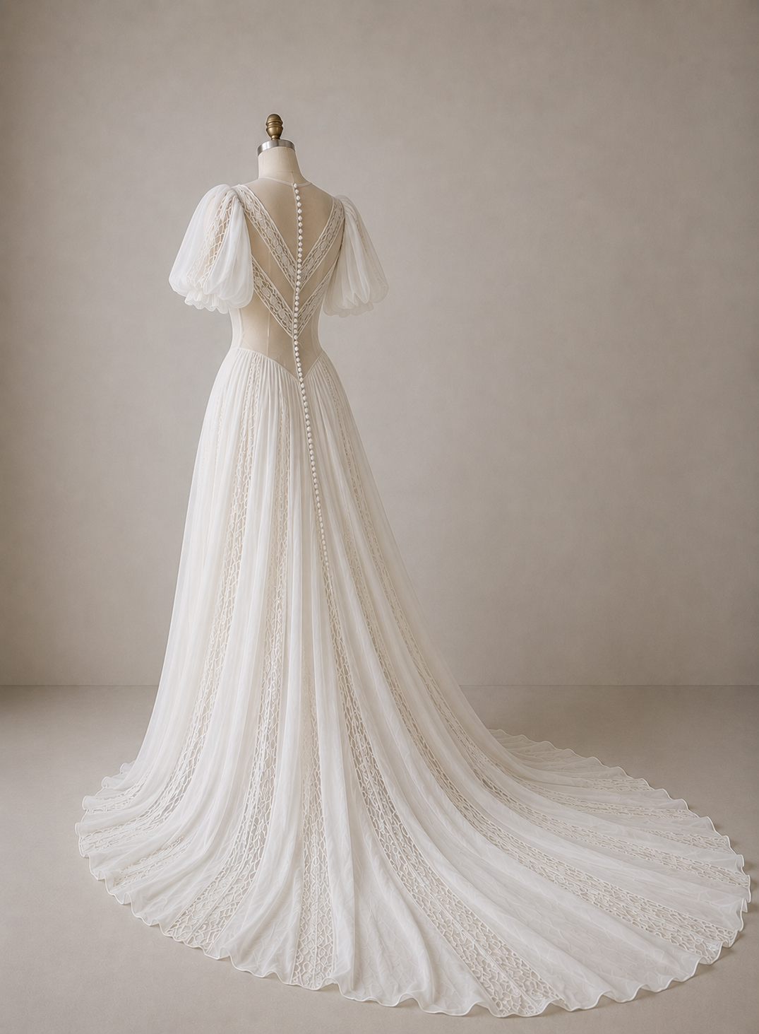 30s Net Tulle Dress Made To Order