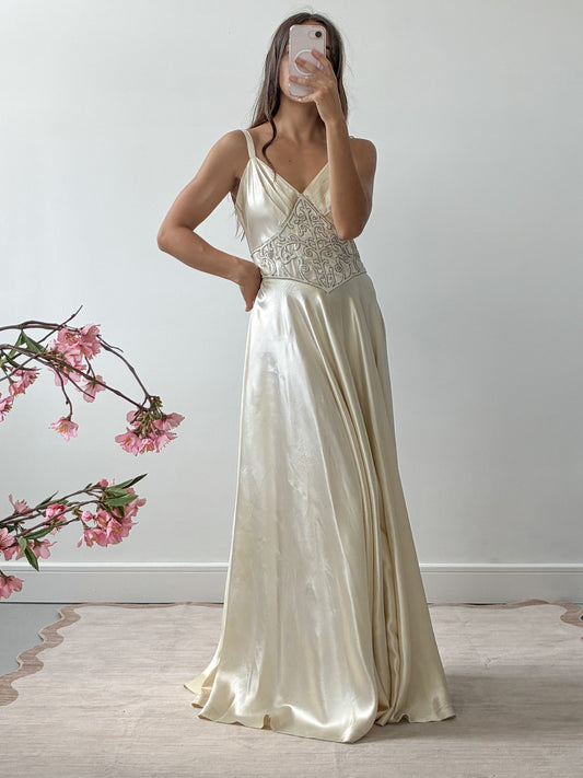 40s Satin Slip Gown