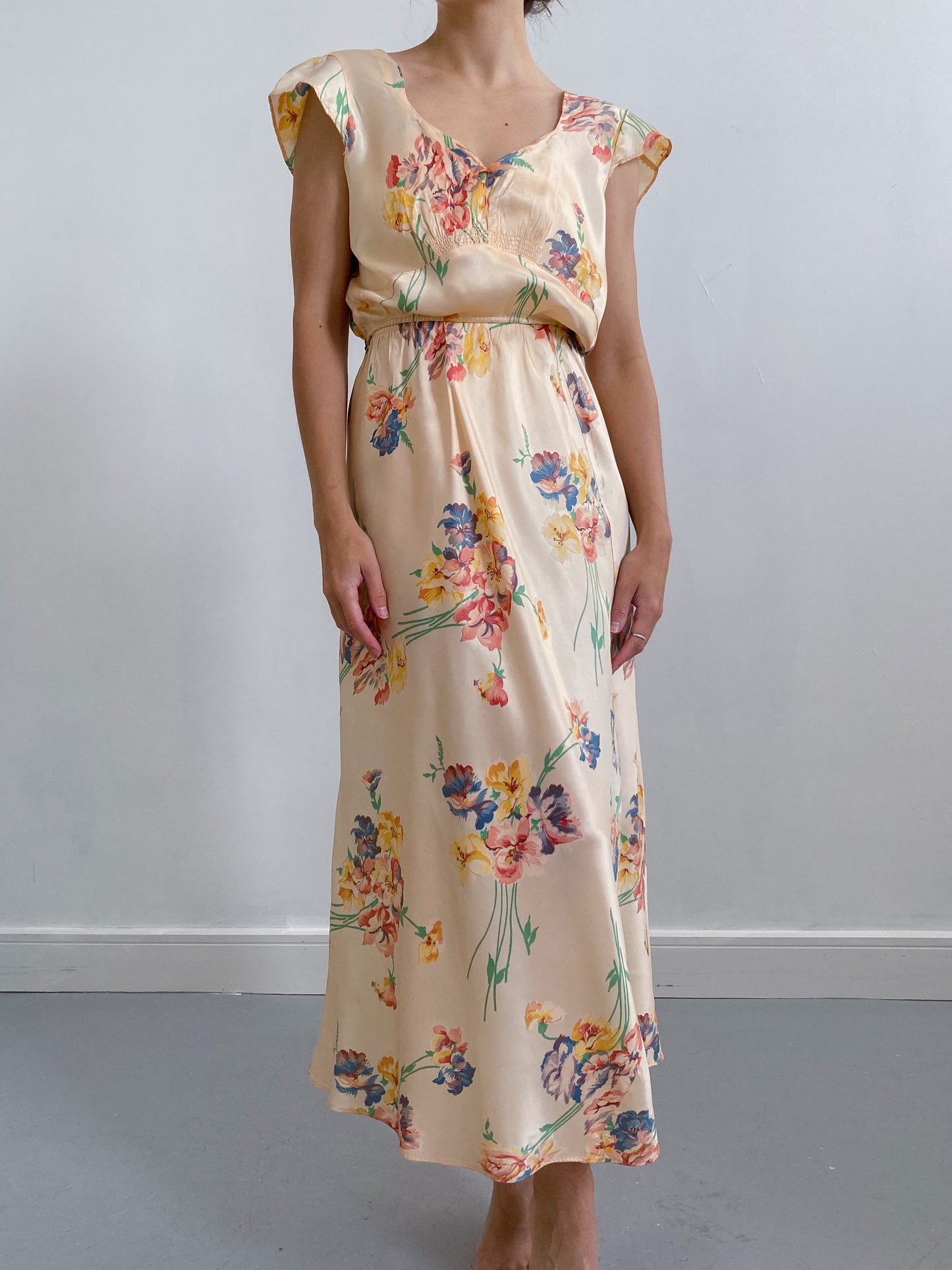 1940s Floral Two Piece Set