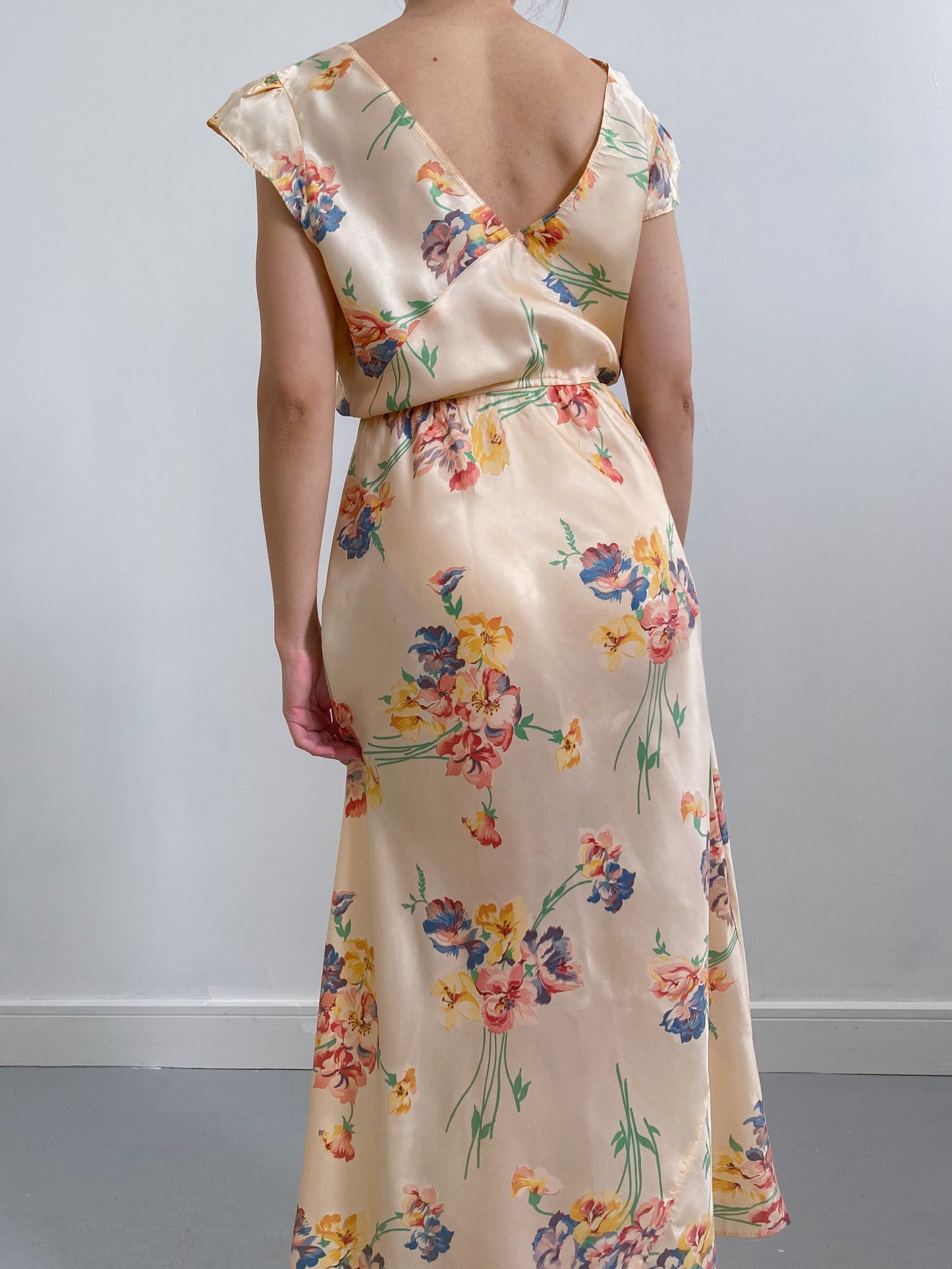 1940s Floral Two Piece Set