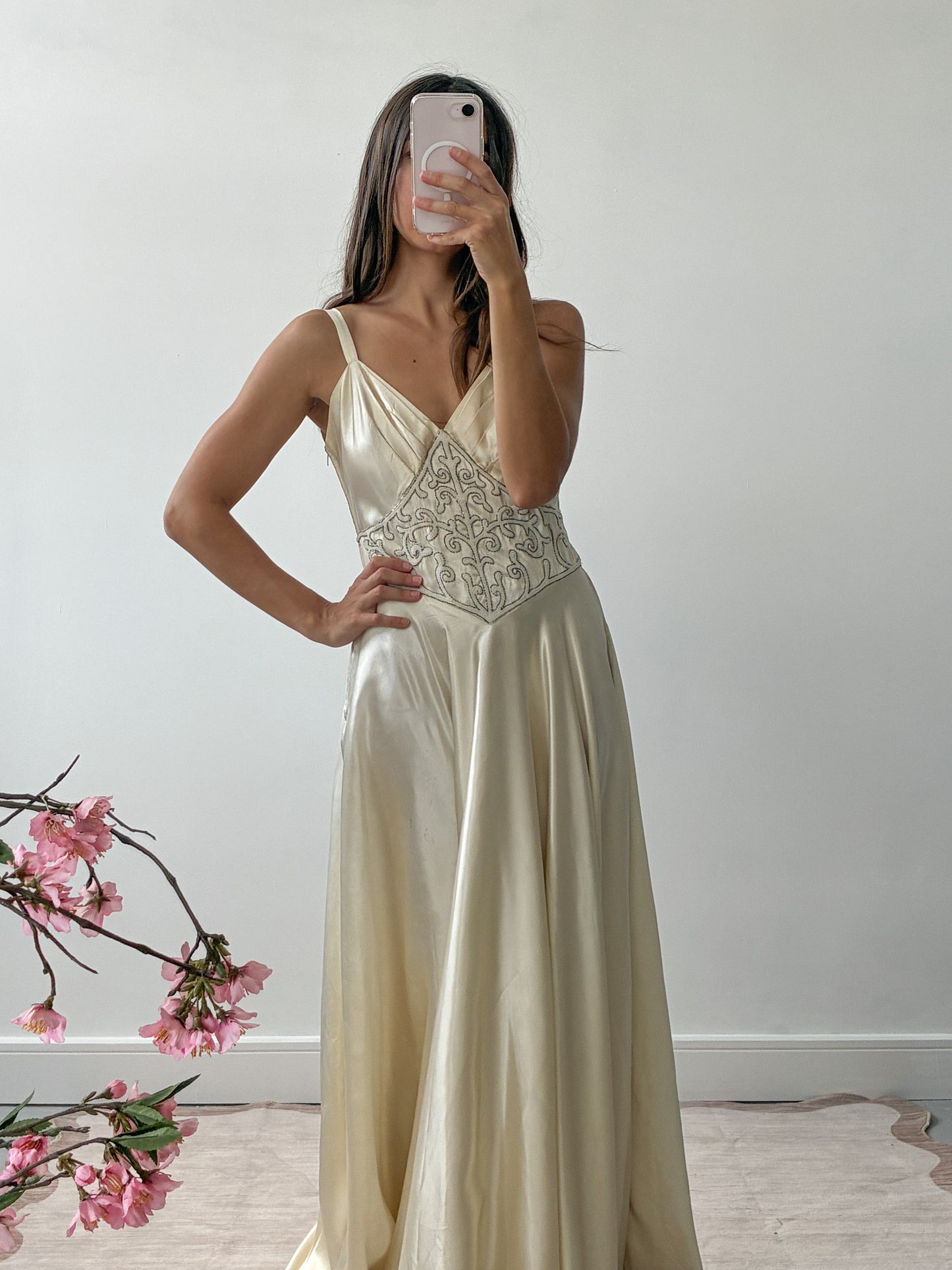 40s Satin Slip Gown