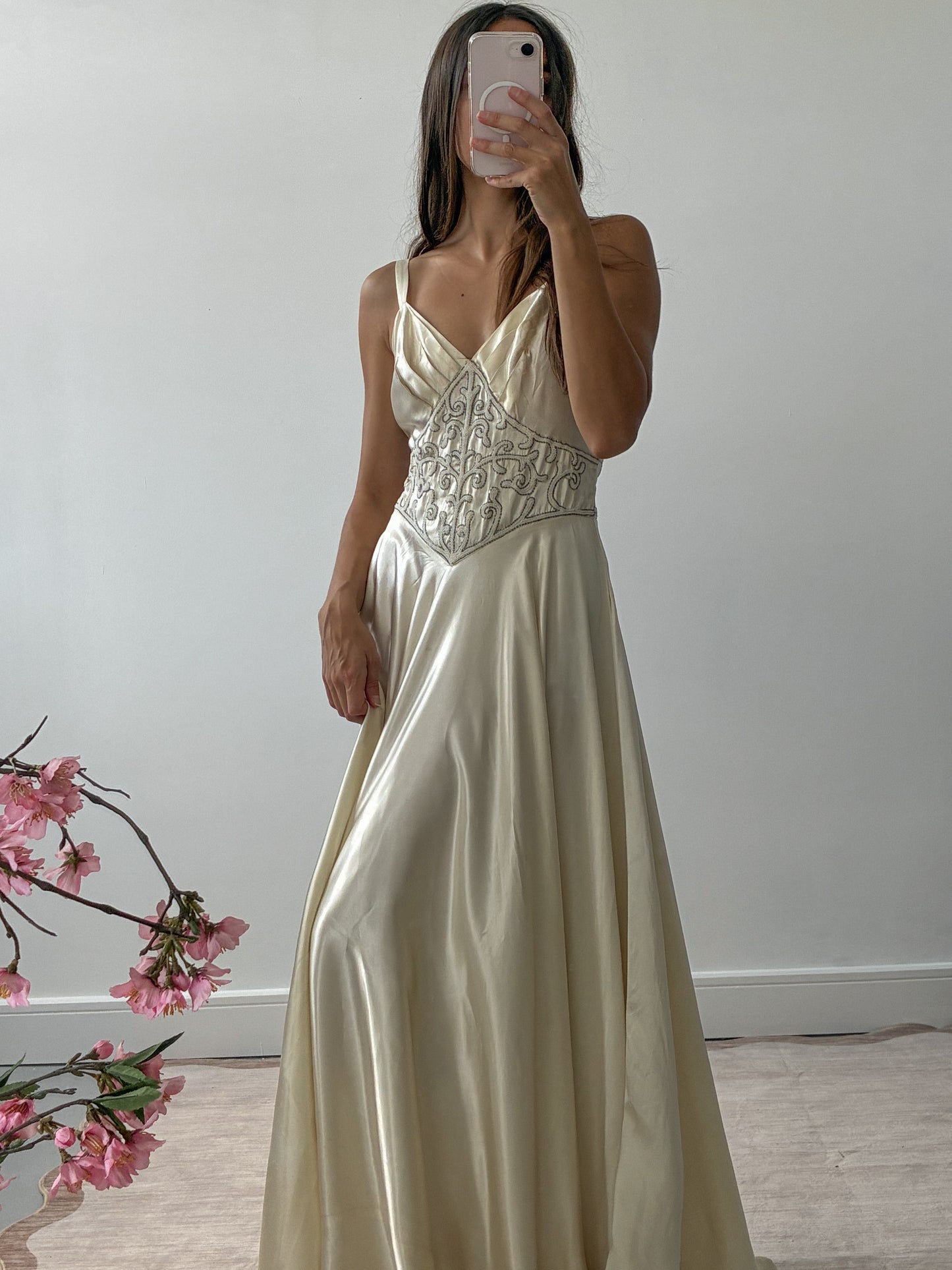 40s Satin Slip Gown