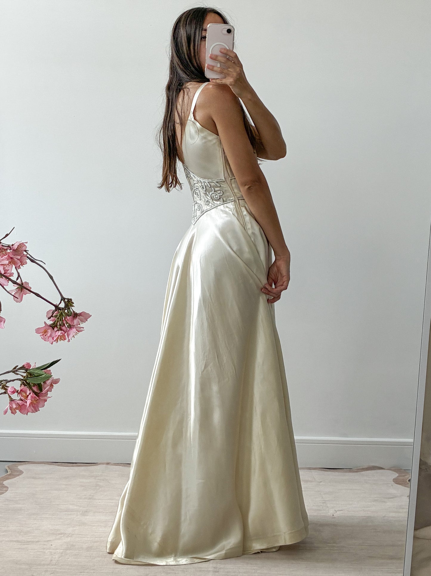 40s Satin Slip Gown