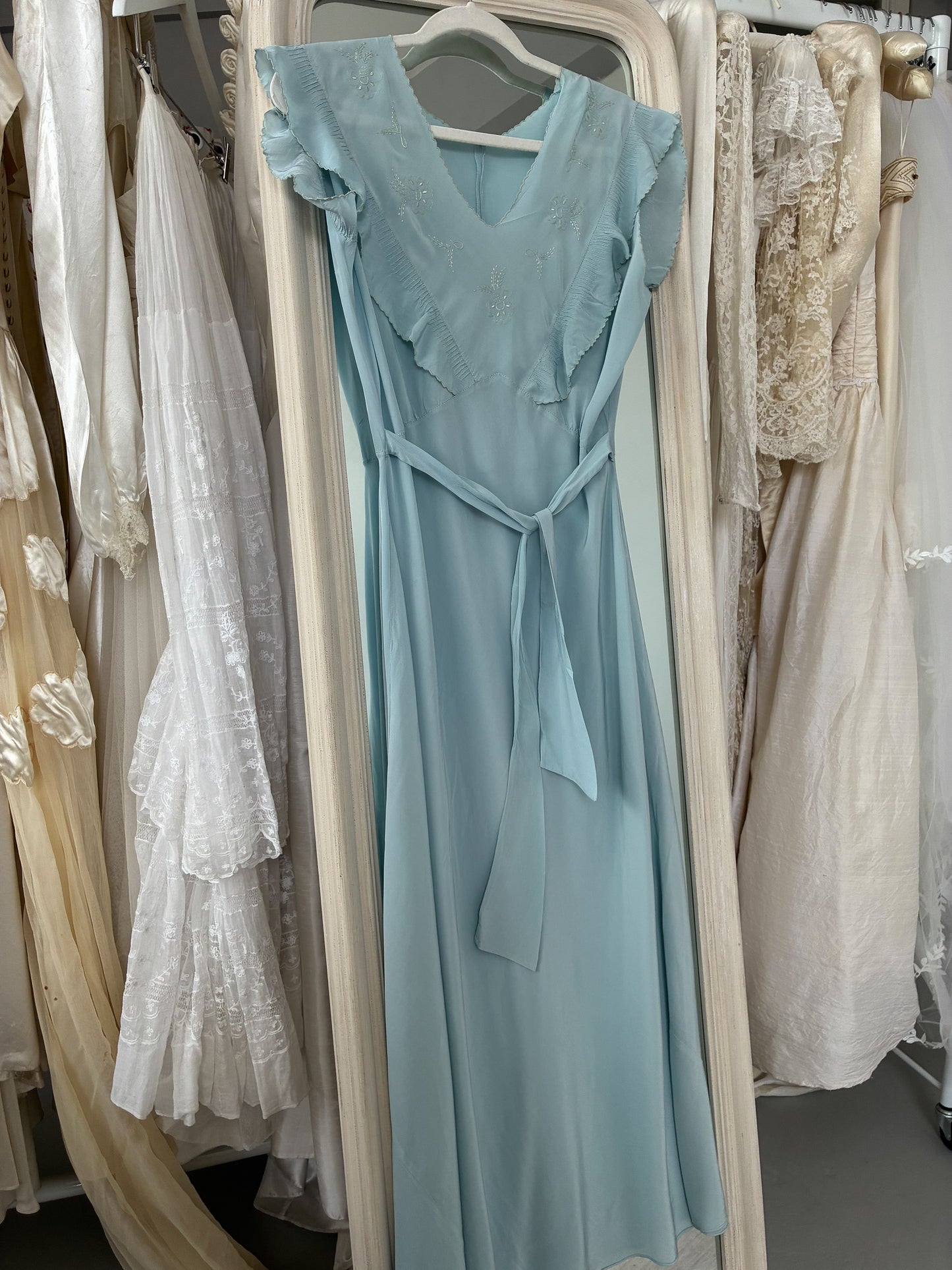 1930s Powder Blue Nightdress