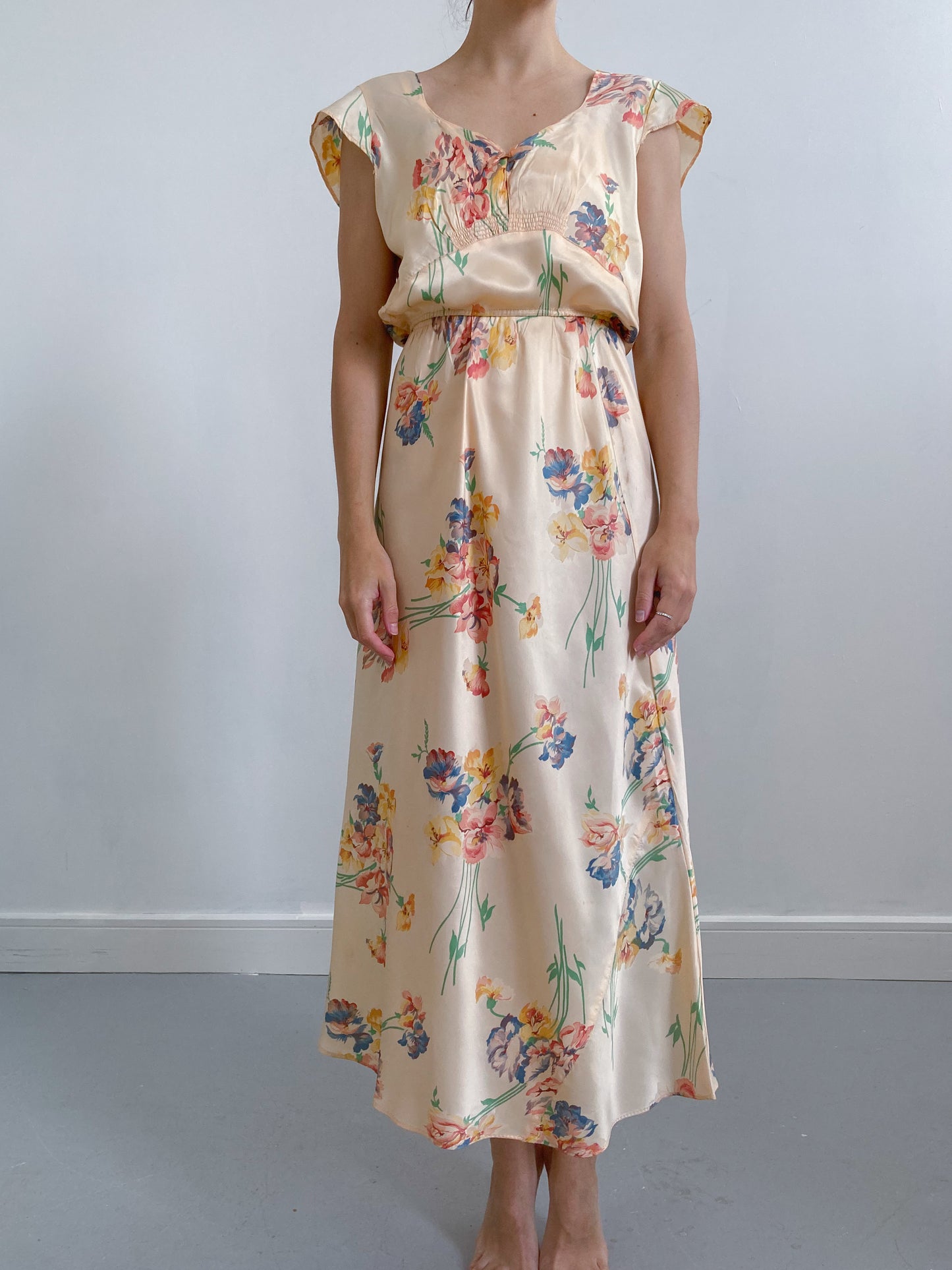 1940s Floral Two Piece Set