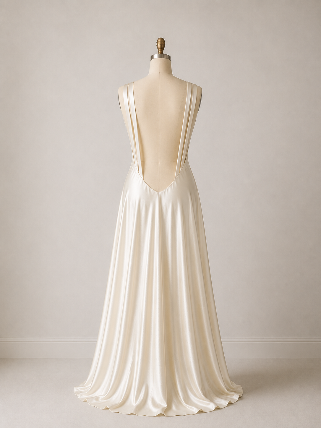 40s Satin Dress Beading Made To Order