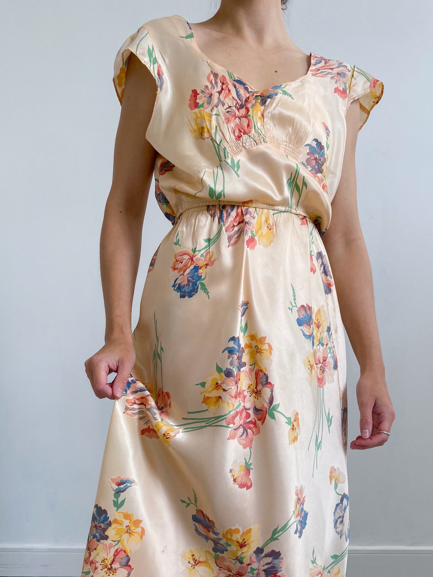 1940s Floral Two Piece Set