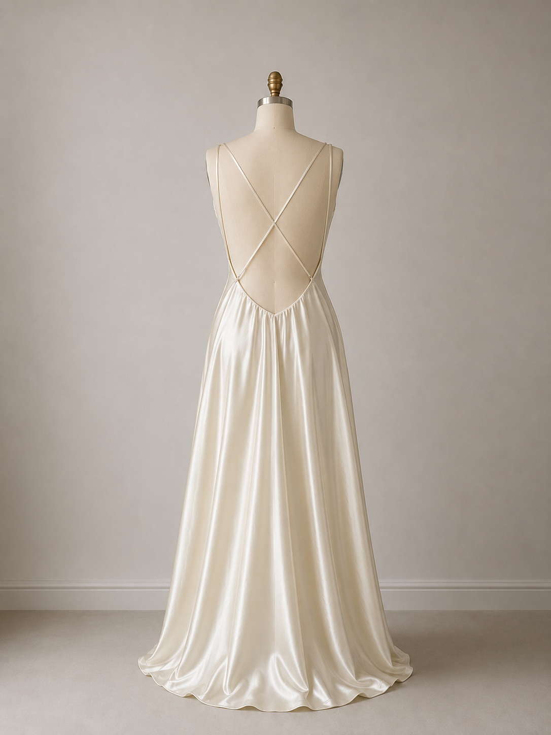 40s Satin Dress Beading Made To Order