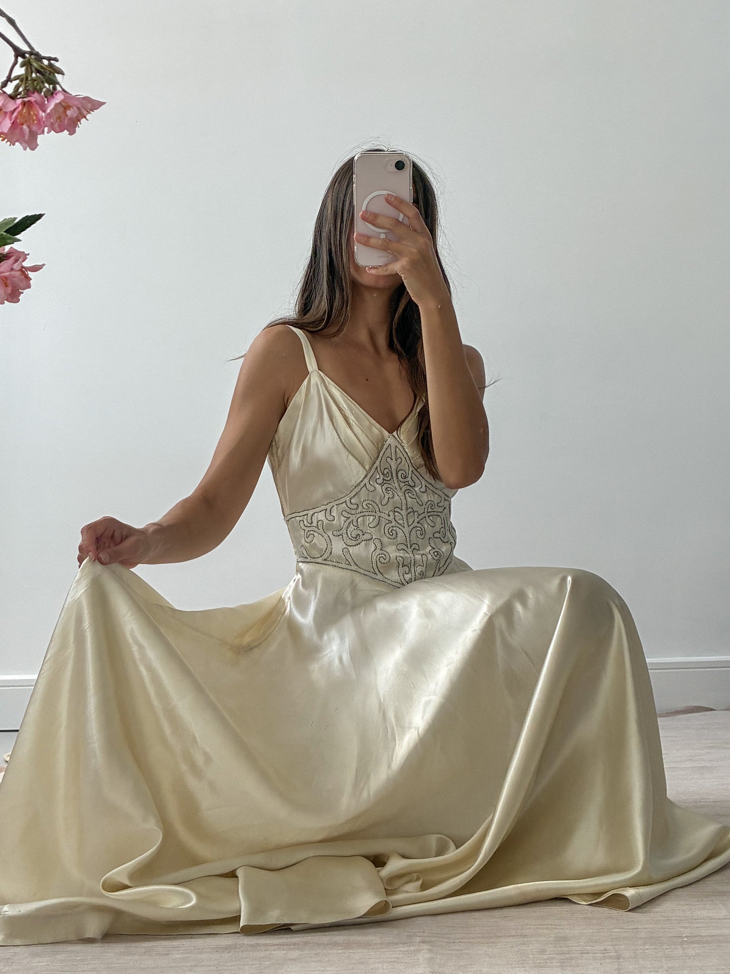 40s Satin Slip Gown