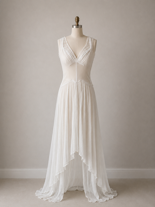 30s Net Tulle Dress Made To Order