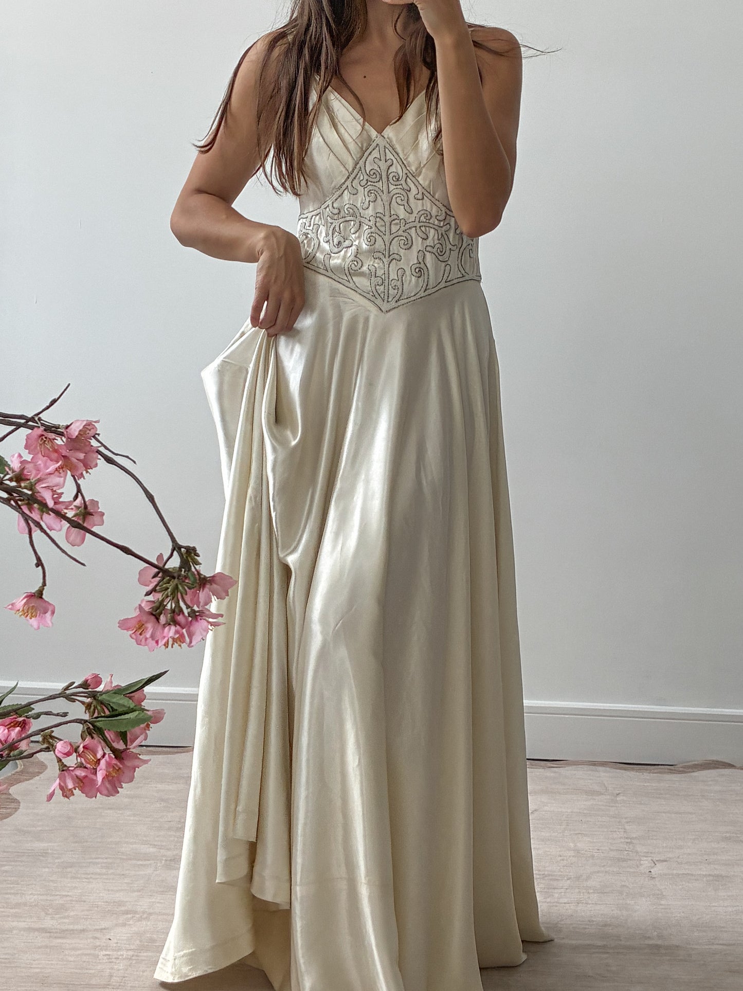 40s Satin Slip Gown