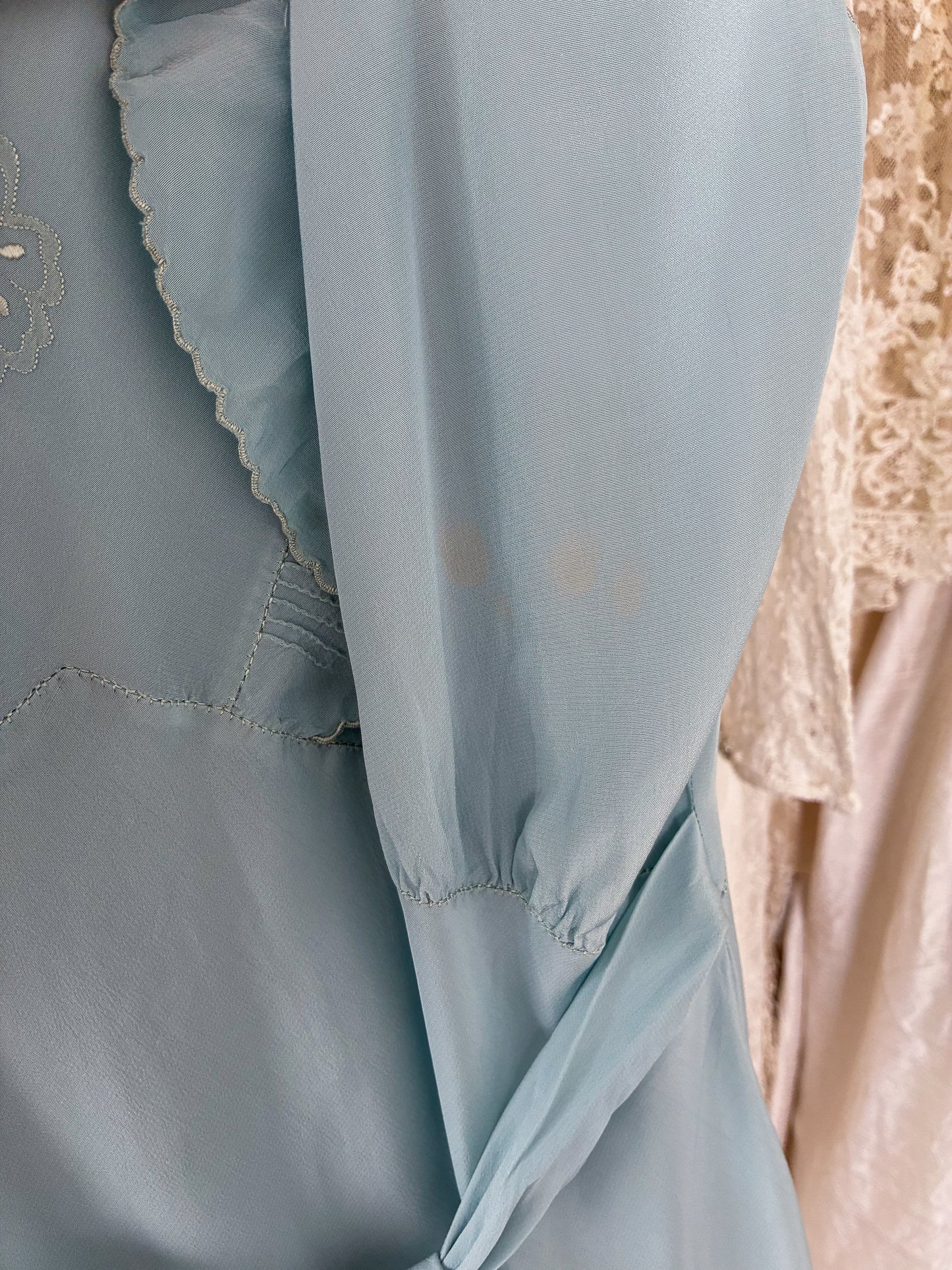 1930s Powder Blue Nightdress