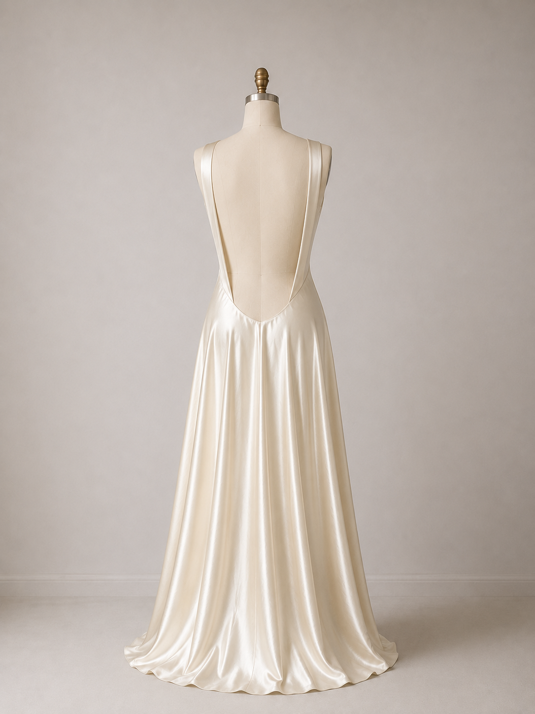 40s Satin Dress Beading Made To Order
