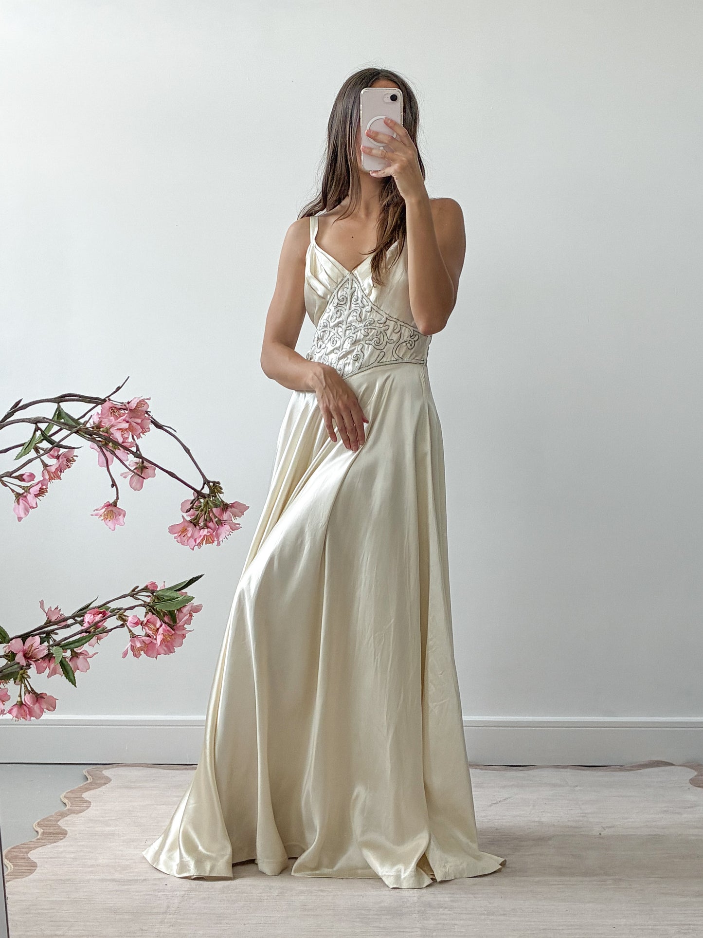 40s Satin Slip Gown