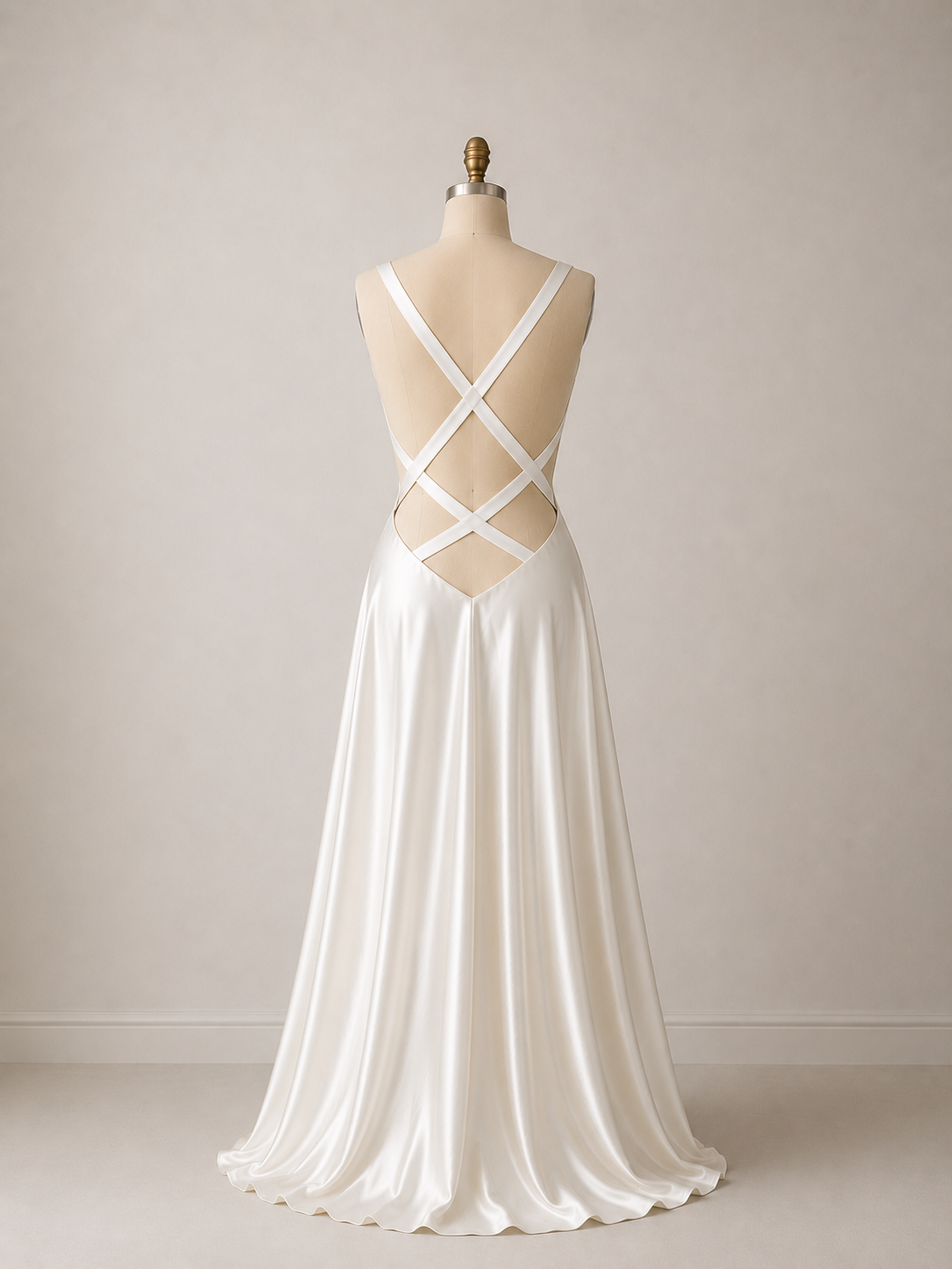 40s Satin Dress Beading Made To Order