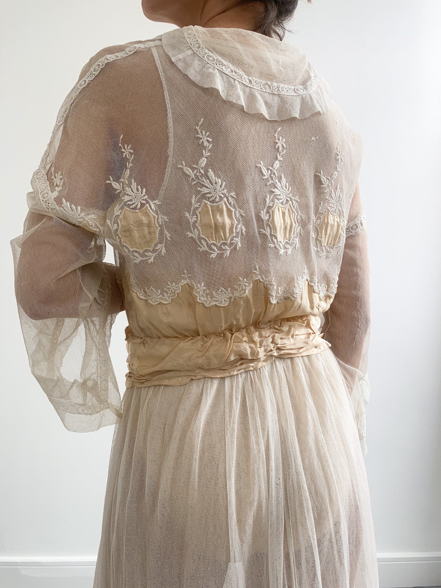 Regency Silk and Net Wedding Gown