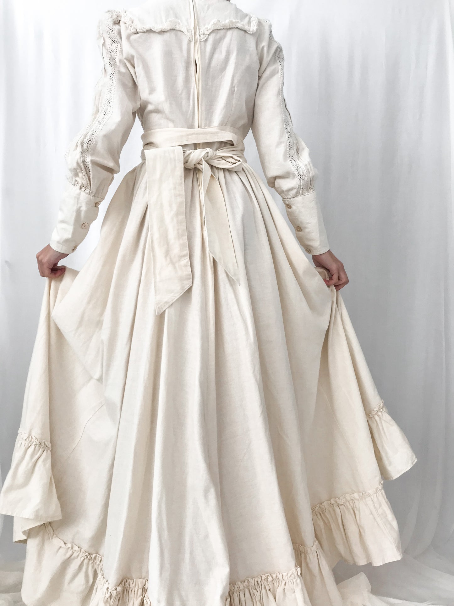 1970s Laura Ashley Victorian Style Dress