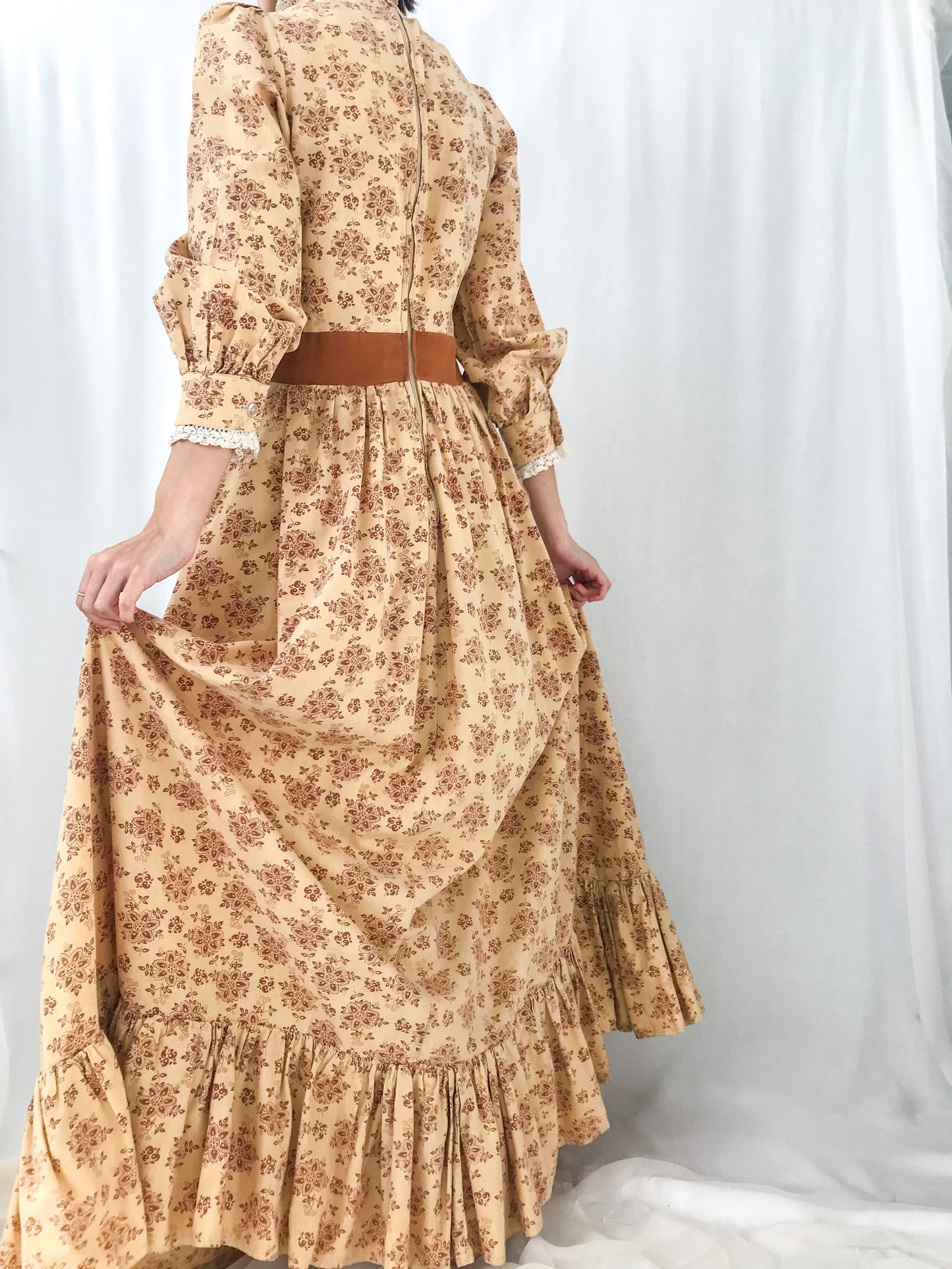Vintage Laura Ashley Floral Prairie Dress